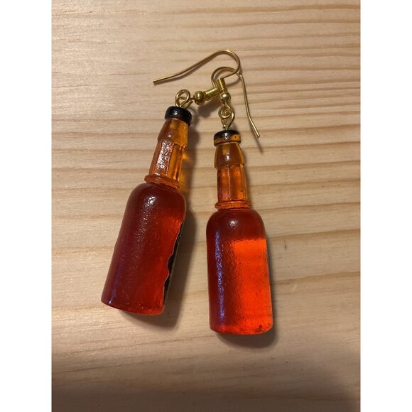 Chivas Regal Scotch Whisky Bottle Earrings - Picture 2 of 3